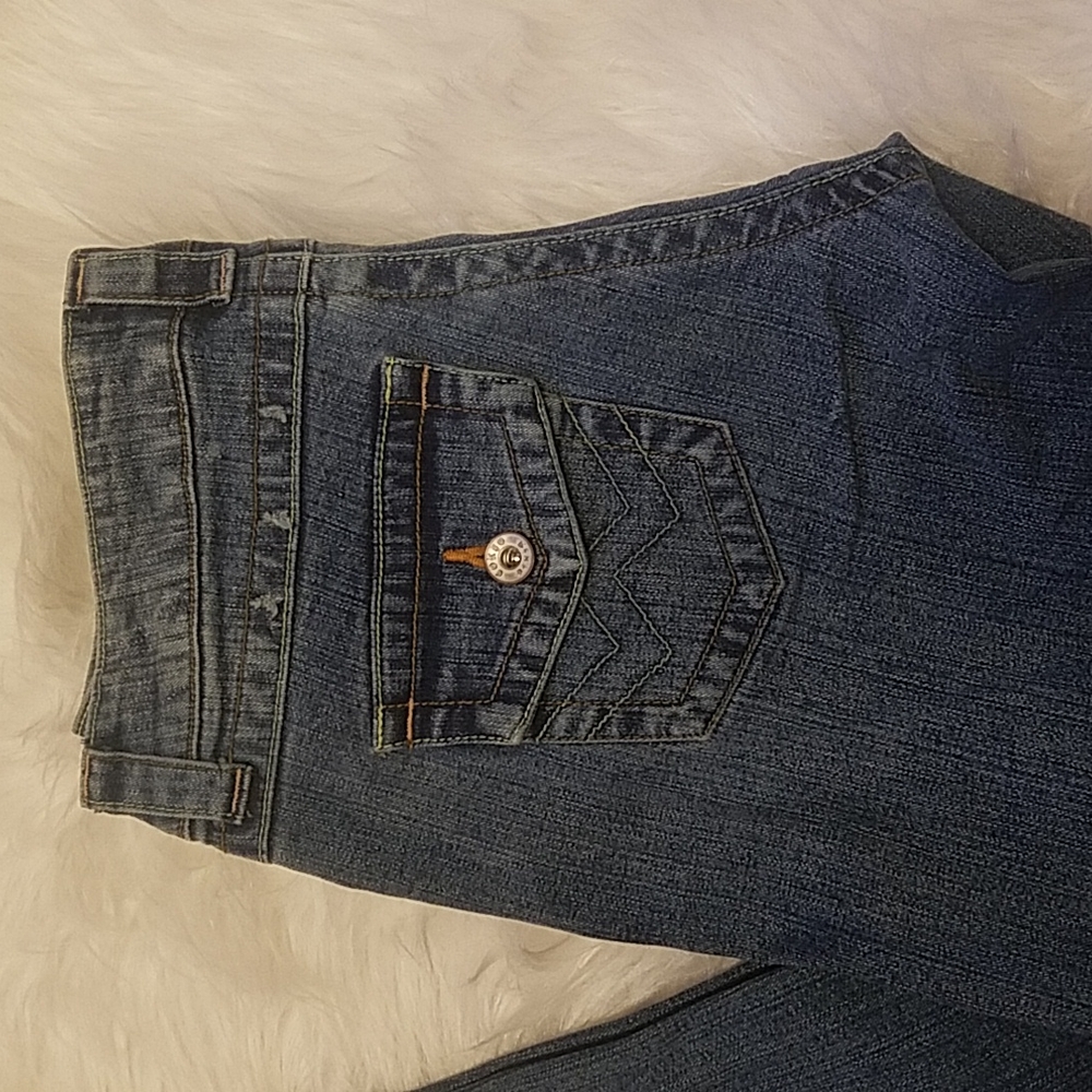 TOKYO DENIM BOOTCUT BLUE JEANS - Picture 2 of 7